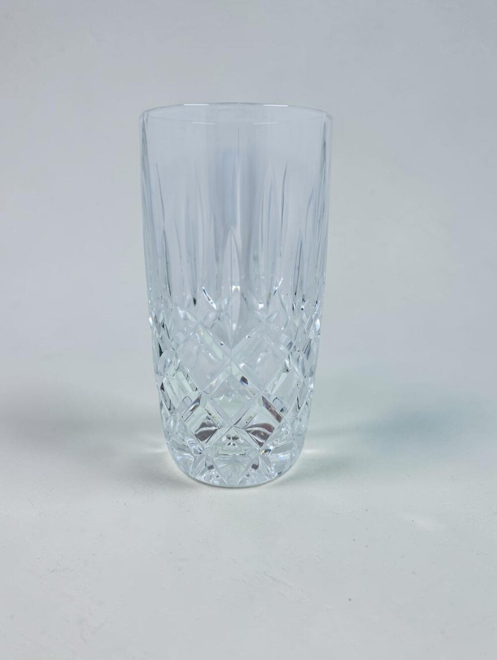 Gorham Crystal Lady Anne Highball Glass No Trim Cut Crystal Drinkware